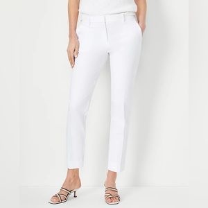 White Ann Taylor Ankle Pants